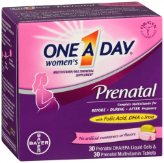 ONE-A-DAY WOMEN PRENATAL 30+30CT
