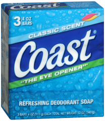 COAST BATH BAR PACIFIC FORCE 3X4OZ