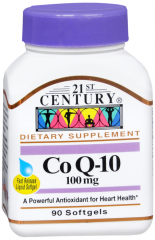 COQ10 100MG SOFTGEL 90CT 21ST CENTURY