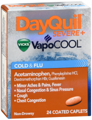 DAYQUIL SEVERE VAPOCOOL CAPLET 24CT