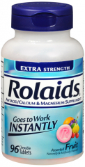 ROLAIDS EXTRA STR TABLET FRUIT 96CT