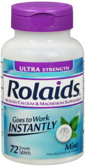ROLAIDS ULTRA STR TABLET MINT 72CT