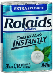 ROLAIDS EXTRA STR TABLET MINT 12X3X10CT
