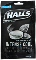 HALLS BAG INTENSE COOL 30 CT