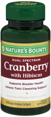 CRANBERRY DUAL SPECTRM SGL 60CT NAT BNTY