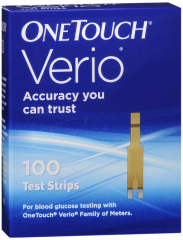 ONE TOUCH STRIP VERIO 100CT LIFESCAN