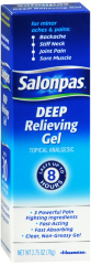 SALONPAS DEEP PAIN RELIEVING GEL 2.75OZ