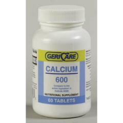 CALCIUM 600MG TABLET 60CT GERICARE