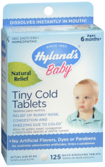 HYLANDS BABY TINY COLD TABLET 125CT