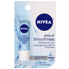 NIVEA LIP CARE KISS SMTH SPF15 6X0.17OZ