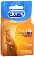 DUREX REAL FEEL CONDOM 3CT