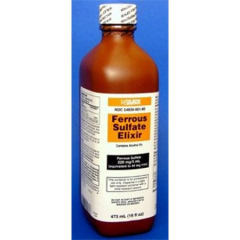 FERROUS SUL 220 MG-5 ML ELX 473 ML