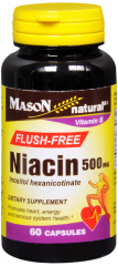 NIACIN 500MG FLUSH FREE CAPS 60CT MASON