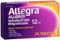 ALLEGRA OTC 12HR 60MG TABLET 24CT CHT