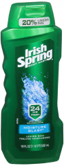 IRISH SPRING BODY WASH MOIST BLAST 18OZ