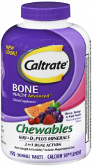 CALTRATE 600-D PLUS MINERAL CHEW 155CT