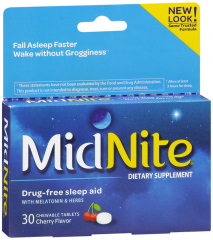 MIDNITE SLEEP CHEWTAB 30CT