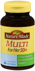 MULTIVIT FOR HER 50+ SFTGL 60CT NAT MADE