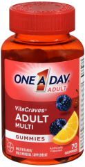 ONE-A-DAY VITACRAVES REGULR GUMMIES 70CT