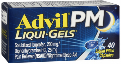 ADVIL PM LIQUIGEL 40CT