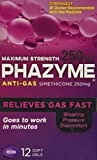 PHAZYME MAX 250 MG SOFTGEL 12CT