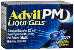 ADVIL PM LIQUIGEL 20CT 200MG