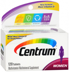 CENTRUM WOMEN TABLET 120CT