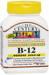 B-12 1000 MCG PROLONGED RELEASEE 110 CT