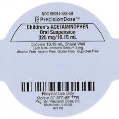 ACETAMIN CHLD 325 MG SUS 30X10.15 ML