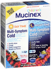 MUCINEX CHILD M/S DAY/NIGHT LIQ 2X4OZ