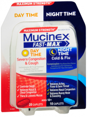 MUCINEX FAST MAX DAY/NITE SEV CNG CPL 30
