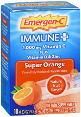 EMERGEN-C IMMUNE+SUPER ORANGE PWD 10CT