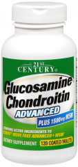 GLUCOSAMINE CHOND ADV+MSM TAB 120CT 21ST