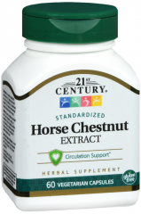 HORSE CHESTNUT SEED EXTRACT CAP 60 21ST