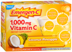 EMERGEN-C COCN PINEAPPLE POWDER 30CT ENV