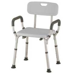 BATH BENCH WITH BACK AND ARMS 9036-R
