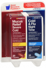 GNP MUCUS RELIEF DAY/NIGHT 325MG 10+20CT