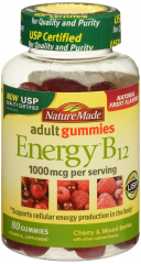 B12 ENERGY WBRY GUM 80CT NAT MADE