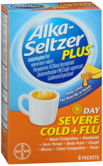 ALKA-SELTZER+ SEVERE COLD/FLU DAY 6CT