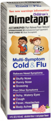 DIMETAPP CHILD M/S COLD FLU LIQ 4OZ