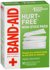 JJ PADS NON STICK 2IN X 3IN
