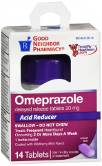 GNP OMEPRAZOLE WLDBRY 20MG BTL TAB 14CT