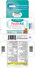 FEVERALL JR 325MG SUPPOSITORY 50CT UD