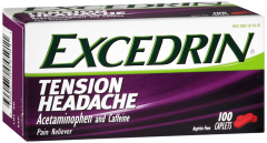 EXCEDRIN TENSION HEADACHE CAPLET 100CT
