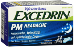 EXCEDRIN PM HEADACHE CAPLET 24CT