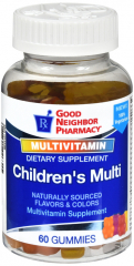 GNP CHILDRENS MULTIVTMN FRUIT GMY 60CT