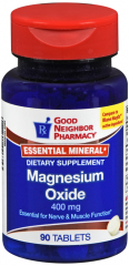 GNP MAGNESIUM OXIDE 400MG TABLET 90CT