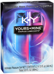 KY YOURS + MINE COUPLES LUBRICANT 3OZ