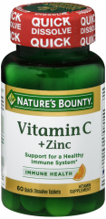 NB VIT C+ ZINC QK DISV TAB 60CT