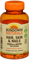 HAIR SKIN NAILS TABLET 120CT SUNDOWN